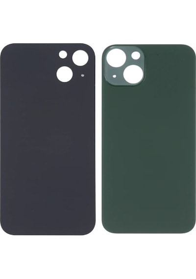 Teknonet Apple Uyumlu iPhone 13 Geniş Kamera Camlı Batarya Kapağı - Beyaz Beyaz