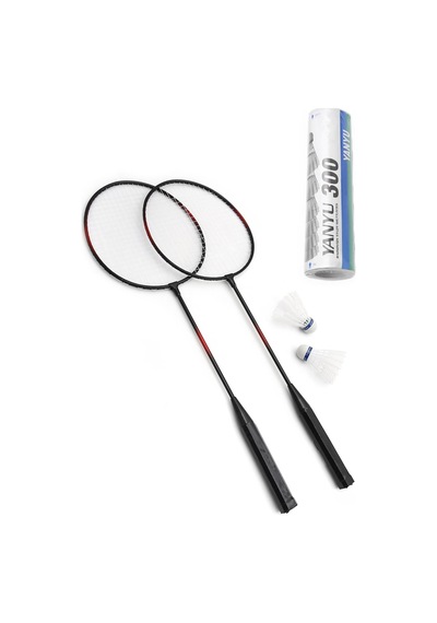 2'li Badminton Raketi + 6 lı Badminton Top Seti - Çantalı Badmint