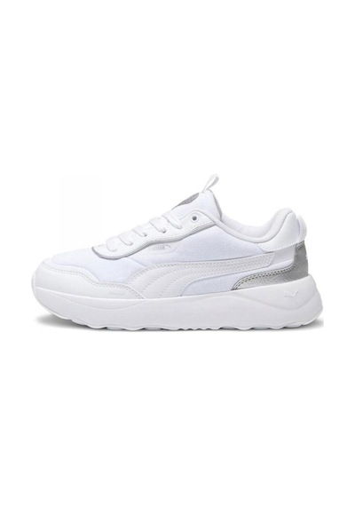 Puma Runtamed Platform Metallics 393375 02 Kadın Yürüyüş Ve Koşu Ayakkabısı Beyaz Gümüş 36-40 001