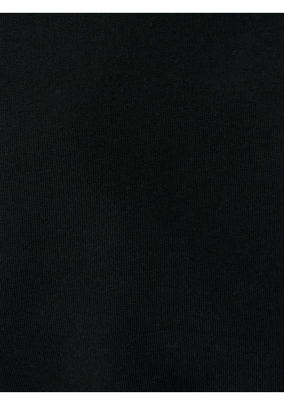 Loose Crop Kadın Sweatshirt Siyah