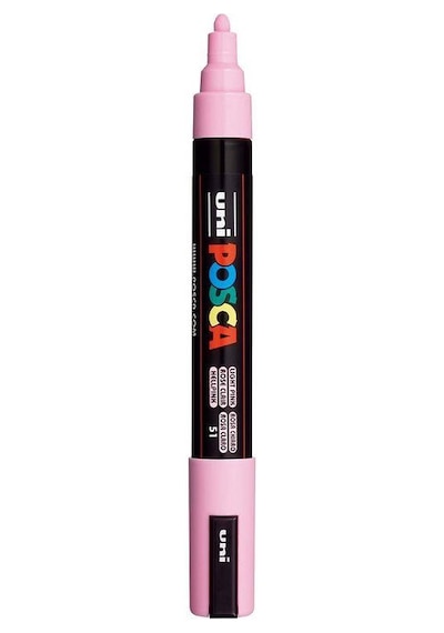 Uni Posca 5M Boyama Markörü Soft Renkler 8'li Set