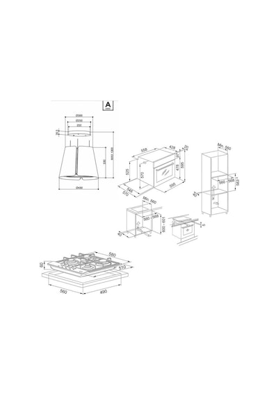 Franke FSL 86 H XS - FHNL 604 XS - Faber Beat Bk Siyah-inox Ankastre Set
