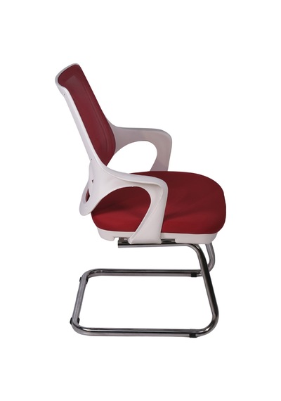 Ofisbazaar Buya Beyaz Fileli Misafir Koltuğu Ergonomik Toplantı Ve Bekleme Koltuğu Kırmızı Kırmızı Ofisbazaar Buya Beyaz Fileli Misafir Koltuğu Ergonomik Toplantı Ve Bekleme Koltuğu Kırmızı Kırmızı