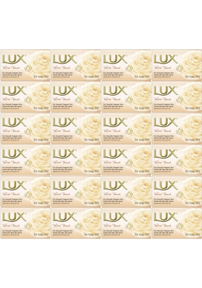 Lux Sabun 80gr Velvet Touch Kadife Dokunuş 24 Lü Set