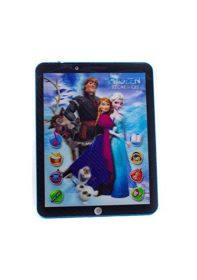 Oyuncak Tablet Frozen 3d İngilizce Büyük Tablet Mavi Egitici