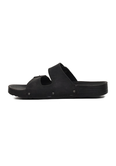 Pierre Cardin Pc-7241 M Siyah Nubuk Erkek Terlik