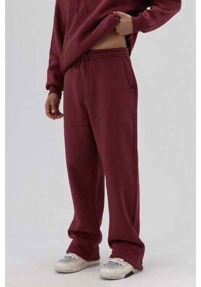 Vamos Basic Baggy Eşofman Alt Bordo
