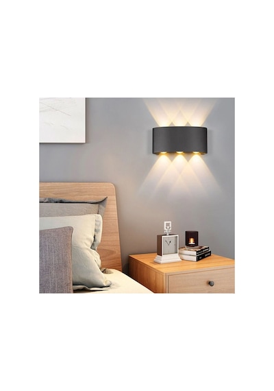 Cata Ct-8011 12w Haiti Dış Mekan Led Aplik 3200k Siyah
