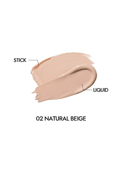Merythod Dual Concealer 02 Natural Beige - Çift Uçlu Kapatıcı Stick Ve Likit