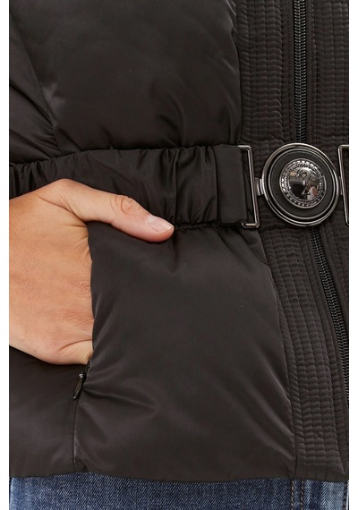 Guess Çıkarılabilir Bel Çantalı Şişme Mont Çok Renkli