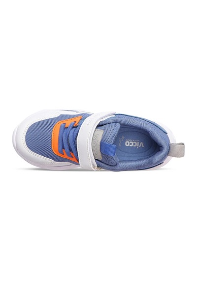 Vicco Rony 346.f24y.117 Işıklı Phlon Hafif Taban Cırtlı Ortapedi Çocuk Spor Ayakkabı Mavi Mavi