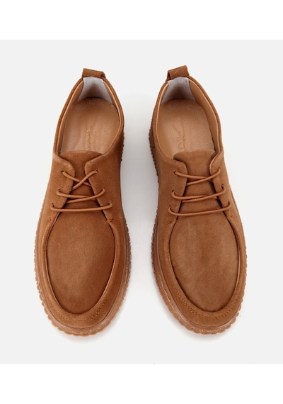 Hotiç Kadın Süet Deri Taba Esnek Tabanlı Günlük Loafer 01ayh320580a340 01ayh320580a340