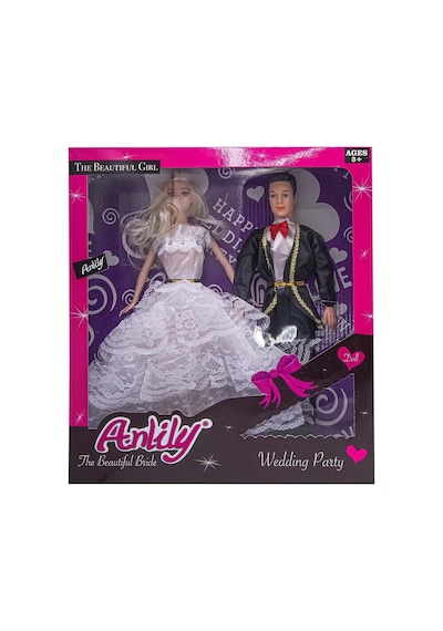 Prestij Oyuncak Oyuncak 02264 Kutulu Anlily Gelin Damat Bebek Set