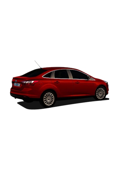 Ford Focus 3 Sedan Krom Cam Çerçevesi 12 Parça 2011-2017 Arası