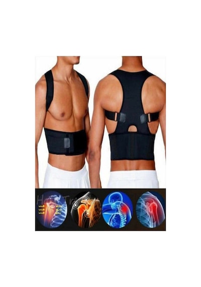 Lifestyle Medikal Kifoz Skolyoz Korsesi Manyetik Dik Duruş Korsesi Yeleği