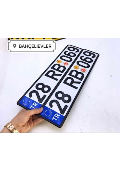 Appcity 6'Lı Plaka Pul Seti , Avrupa Birliği Yıldız Sticker ,