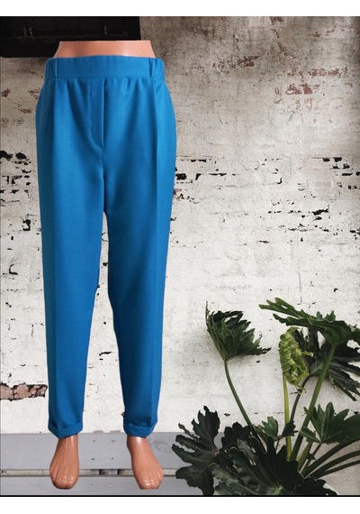 Kumaş Pantolon - Aqua Renk 001