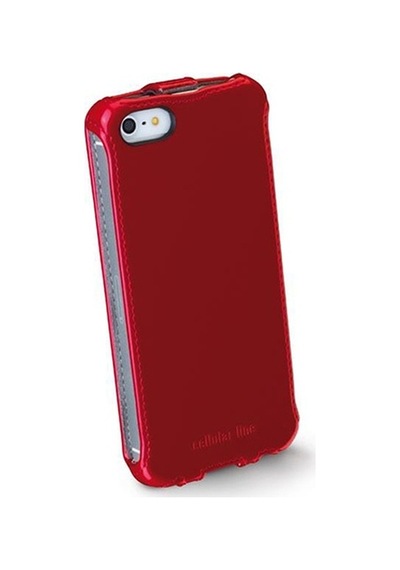Cellular Line Apple Uyumlu iPhone Se/5s/5 İle Flap Glossy Mıknatıssız Kılıf Bordo Flapglossıphone5bx Out