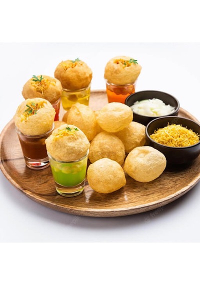 Yelpaze Pani Puri Golgappa Çıtır Hamur Topları 2 x 150 G
