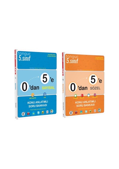 Tonguç Yayınları 0'Dan 5'E Sayısal Sözel Konu Anlatımlı Set