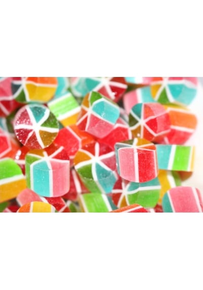 Gökkuşağı Dilim Akide Lolly Akide Şeker 1000 Gr