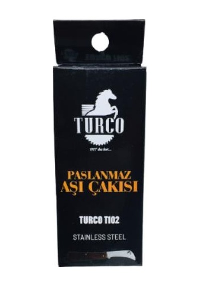 Turco T102 Paslanmaz Ağaç Ceviz Aşı Çakısı 18Cm