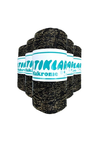 Ers 5 Adet Polyester Simli Makrome İpi S-s-60