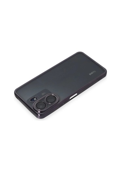 Xiaomi Redmi 13c Kılıf Razer Lensli Silikon - Mor