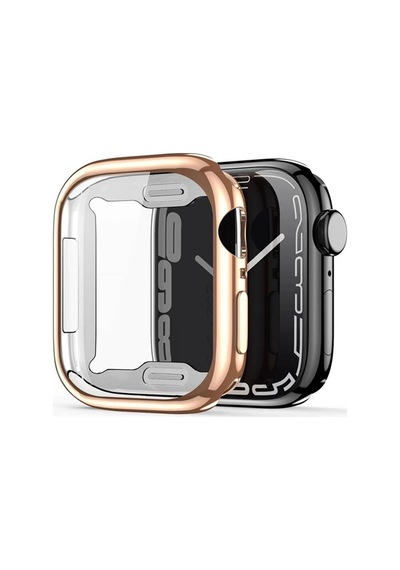 Dux Ducis Samo Series Watch 45mm İçin Soft Tpu Full Koruma Ultra İnce Silikon Kıl - Hs08378638-6 Rose Gold