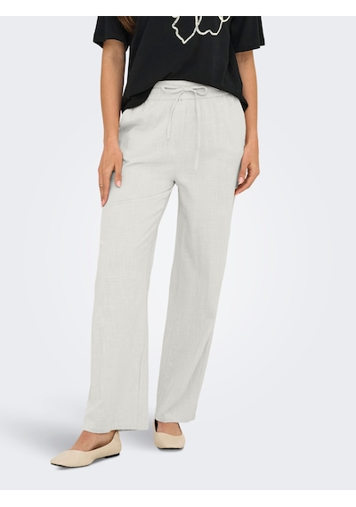 Only Onltızana Cotton Loose Pants Wvn Noos Kadın Beyaz Pantolon - 15319090