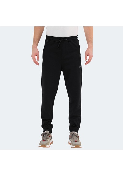 Slazenger NAVDEEP Erkek Cepli Dar Paça Siyah Eşofman Altı