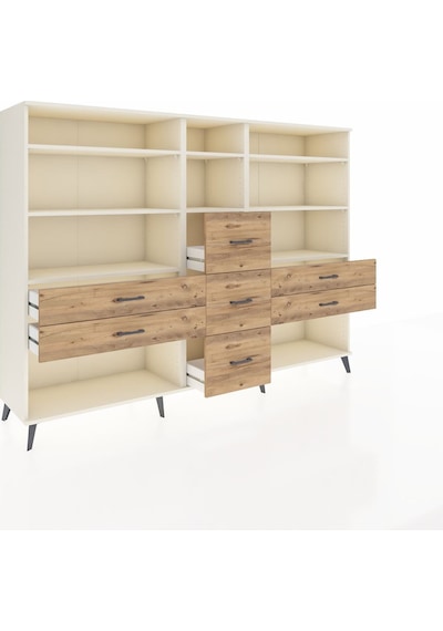 Hyperion Dolap 8 Raflı 7 Çekmeceli 220x44x163 Aytaşı-aytaşı/çam Aytası/atlas Çam - Aytası Hyperion Dolap 8 Raflı 7 Çekmeceli 220x44x163 Aytaşı-aytaşı/çam Aytası/atlas Çam - Aytası