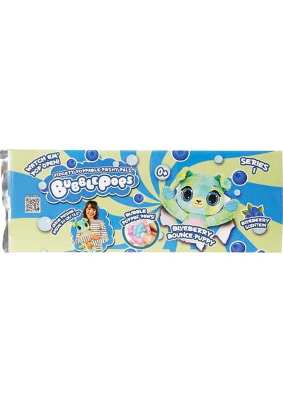 Bubble Pops Blueberry Bounce Puppy: Kokusuyla Büyüleyen Şişme Peluş Köpek