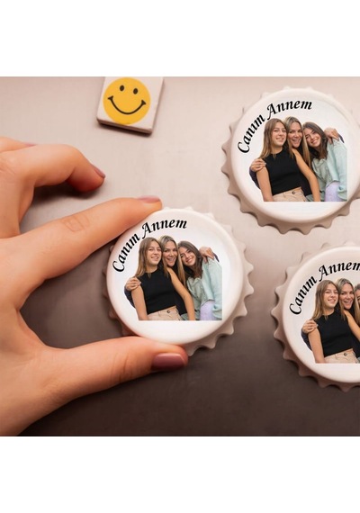 Anneye Özel Fotoğraflı Açacak Magnet 1 Adet
