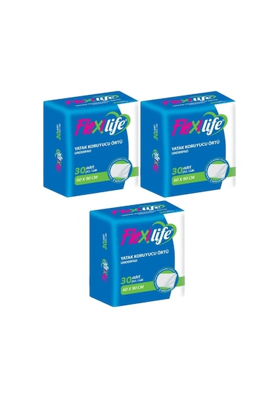 Flexi Life Hasta Alt Açma Yatak Koruyucu Örtü 60 90cm Klasik 90 A