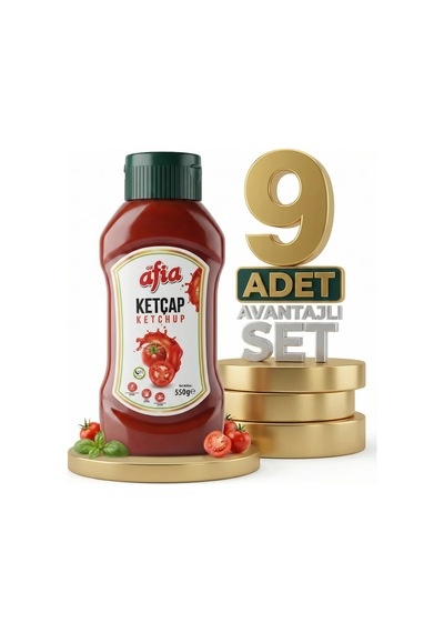 Afia Tatlı Ketçap 9x550 Gr