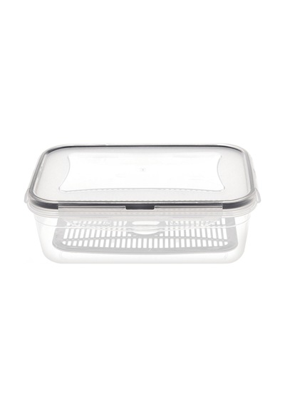 Fresh Box Dikdörtgen Bölmeli Saklama Kabı - 1,4 Lt Çok Renkli