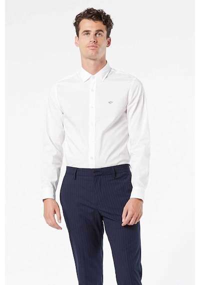 Dockers Minimalist Uzun Kol Erkek Gömlek - Günlük & İş - Kaliteli Pamuk Bej