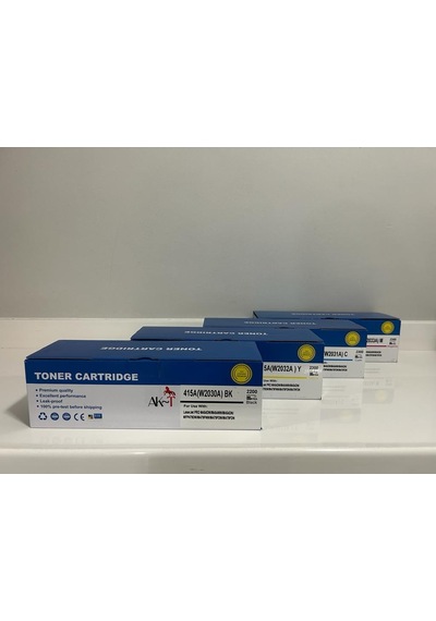 Ak Hp W2032A 415A Chipsiz Uyumlu Toner 2300 Sayfa Sarı