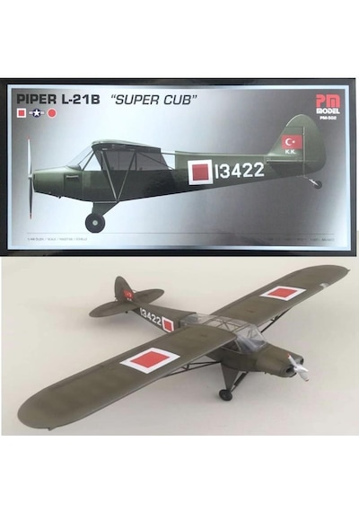 Piper L-21 Super Cub Plastik Maket Pm 502