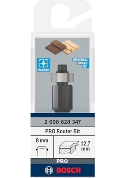 2 608 628 Aksesuarı 347 Buendigfraeser 8 Mm, D1 12,7 Mm, L 13 Mm, G 56 Mm