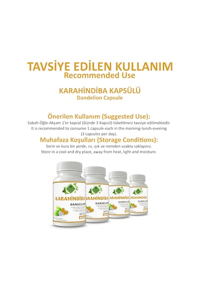 Gökçek Şifa Karahindiba 60 Kapsül