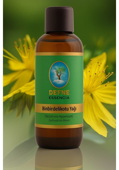 Binbir Delik Otu Organik %100 Saf Sabit Yağ 1000ml