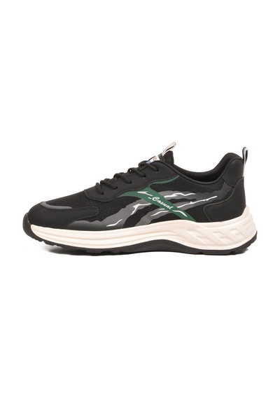Voyager Siyah Fileli Memory Foam Erkek Günlük Spor Ayakkabı Hafif Esnek Sneaker E275 M