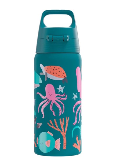 Sigg Therm One Çocuk Matarası 500ml Blue World 6022.90 Çok Renkli