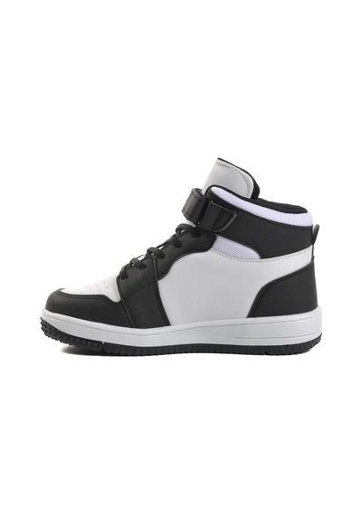 Ayakmod Haykat Uzun-f Siyah-beyaz Çocuk Hi Sneaker 001