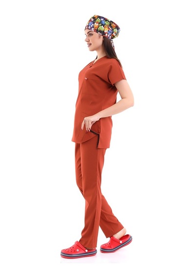 Bflex Soft Yarasa Kol Takım - 6426 Kiremit-7071