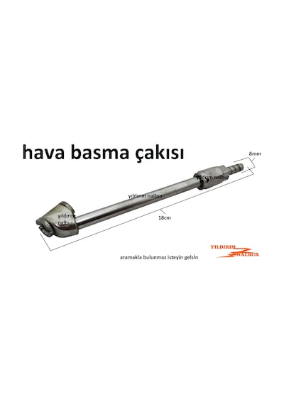 Lastik Hava Basma Çakısı Lastik Tamiri Hava Basma Çubuk
