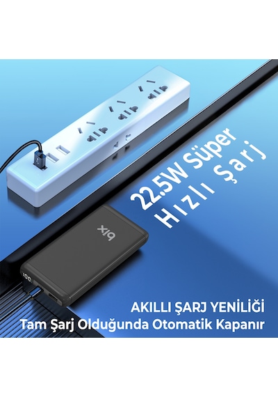 Bix Bxpb107 10000mah 20w Pd Type-c Usb Scp 22.5w Powerbank Siyah