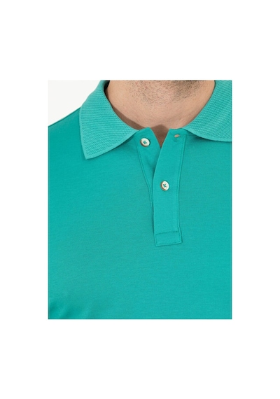 Pierre Cardin Slim Fit Polo Yaka Merserize Tişört 50262665-vr034 Yeşil